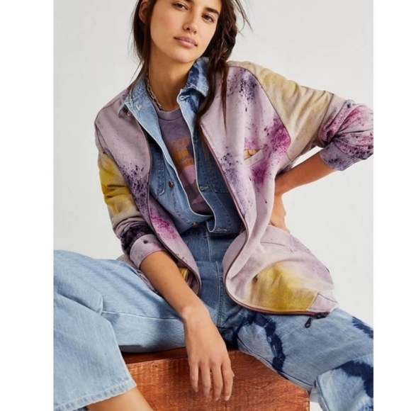 Free People Jackets & Blazers - Free People x Maria Bouvier Sweatshirt NWOT